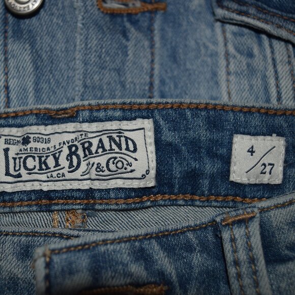 Lucky Brand Amazing Embroidered Bridget High Rise 4/27  😍 NWOT - Picture 4 of 12